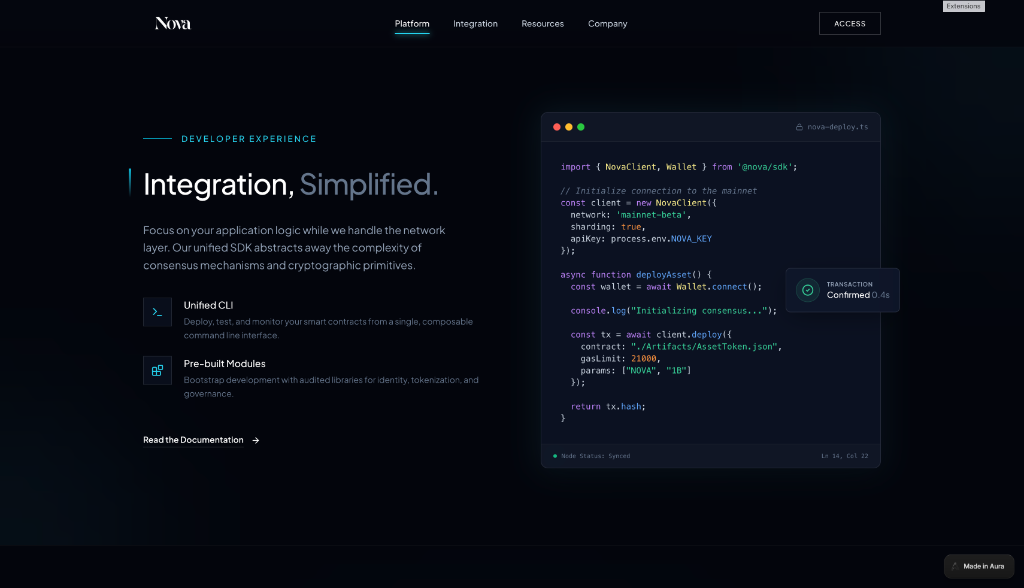 Software integration visual